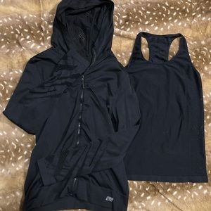 Workout top and Jacket